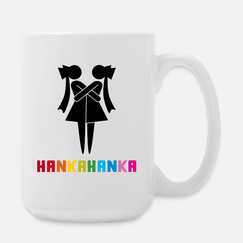 HANKAHANKA - Large Mug 440 ml - white