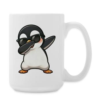 Dabbing Penguin - Large Mug 440 ml - white - Right