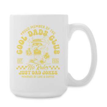 Cool Dads Club - Dad 2026 Gift - Large Mug 440 ml - white - Right