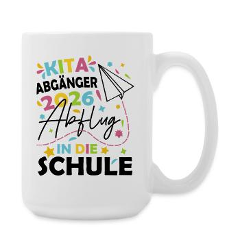Kita Abgänger 2026 - Große Tasse 440 ml - Weiß - Rechts