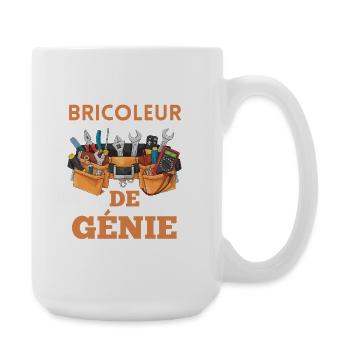 Bricoleur de Génie - Grande tasse 440 ml - blanc - Droite