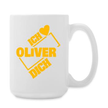 Dear Oliver, - Large Mug 440 ml - white - Right