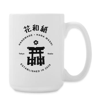 Washi Torii – Handgemachte Tokyo-Osaka - Große Tasse 440 ml - Weiß - Rechts