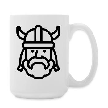 viking - Grande tasse 440 ml - blanc - Droite
