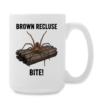 Taipan-Wüstengefahr tödlich im Landesinneren Taipan Schwarz - Große Tasse 440 ml - Weiß - Rechts