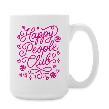 Club des Gens Heureux - Grande tasse 440 ml - blanc - Droite