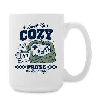 Monte de niveau Confortable Pause Conception du joueur - Grande tasse 440 ml - blanc - Droite