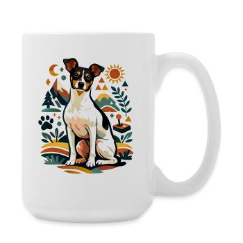 Bodeguero Folk Style - Große Tasse 440 ml - Weiß - Rechts