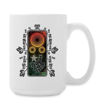 Reggae Sound System Glow - Große Tasse 440 ml - Weiß - Rechts