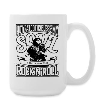 Hot Patootie Bless My Soul Vector Art Custom Color - Large Mug 440 ml - white - Right