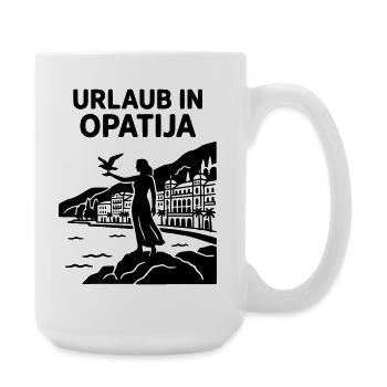 Opatija Holidays Croatia - Large Mug 440 ml - white - Right