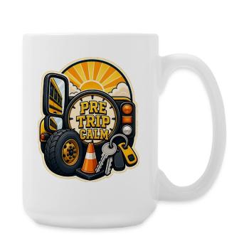 PRE TRIP CALM - Large Mug 440 ml - white - Right