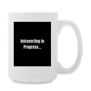 Introverting – Quiet Mode ON - Large Mug 440 ml - white - Right