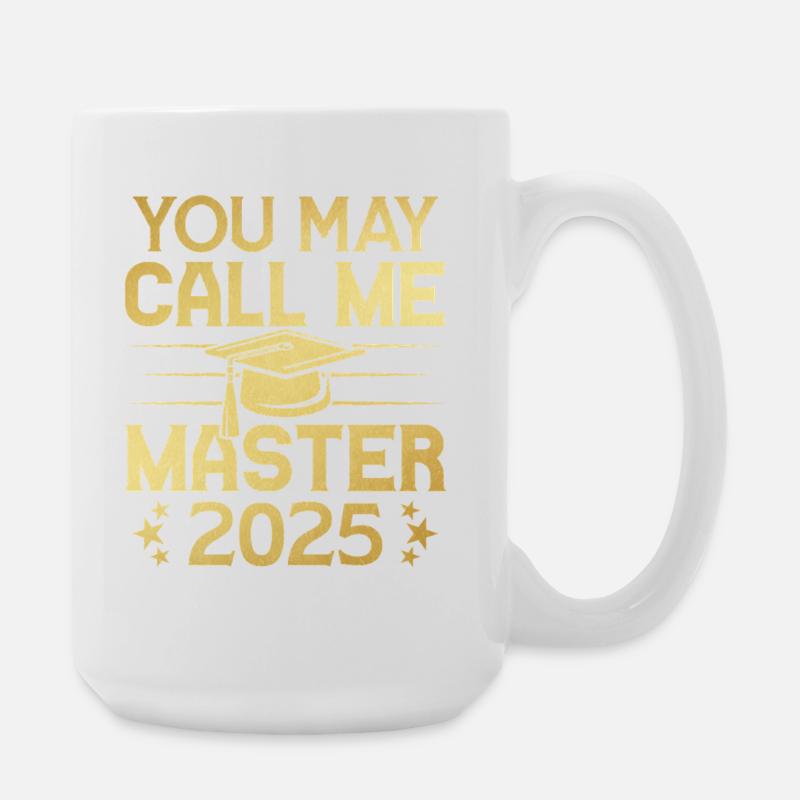 You May Call Me Masters 2025 - Large Mug 440 ml - white