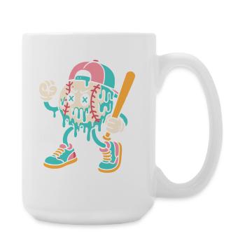Sweet Treat Tee – süßes Baseballshirt für Mädchen - Große Tasse 440 ml - Weiß - Rechts