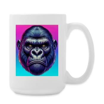 Gorilla - Große Tasse 440 ml - Weiß - Rechts