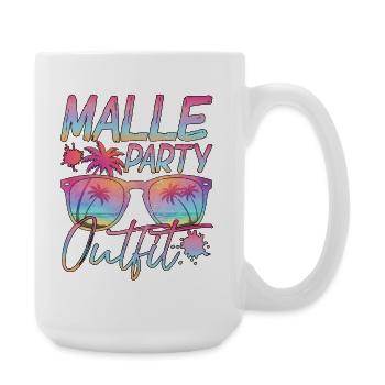 Malle Party Outfit Sunglasses - Large Mug 440 ml - white - Right