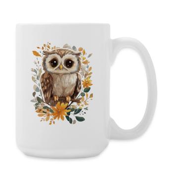 Owl - Large Mug 440 ml - white - Right