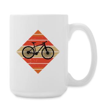 Cycling Retro Vintage - Große Tasse 440 ml - Weiß - Rechts