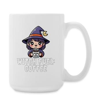 WITCH FUEL COFFEE - WITCH HALLOWEEN - Large Mug 440 ml - white - Right