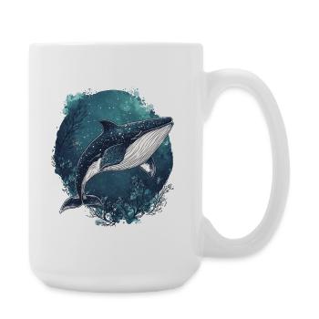 baleine - Grande tasse 440 ml - blanc - Droite