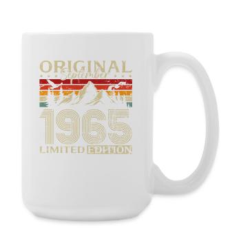 60th Birthday Vintage September Vintage 1965 - Large Mug 440 ml - white - Right