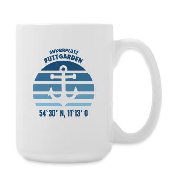 Puttgarden Baltic Sea East Holstein Coordinates Holiday - Large Mug 440 ml - white - Right