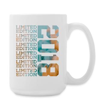 LIMITED EDITION 2018 8 JAHRE 8. GEBURTSTAG - Große Tasse 440 ml - Weiß - Rechts