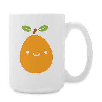 Cute Peach to Me Mango - Large Mug 440 ml - white - Right