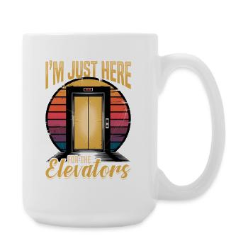 Elevator toddler & kids - Large Mug 440 ml - white - Right