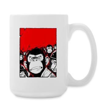 Rébellion des singes - Grande tasse 440 ml - blanc - Droite