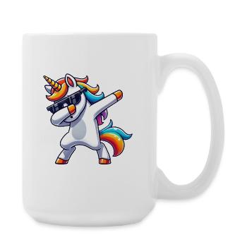Dab Licorne Dabbing Licornes Fille Licorne - Grande tasse 440 ml - blanc - Droite