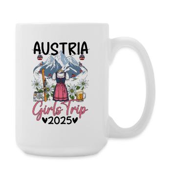 Austria Girls Trip 2025 - Große Tasse 440 ml - Weiß - Rechts