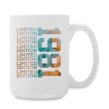 LIMITED EDITION 1981 45 JAHRE 45. GEBURTSTAG - Große Tasse 440 ml - Weiß - Rechts