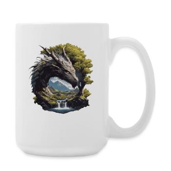 Dragon Dragon - Large Mug 440 ml - white - Right