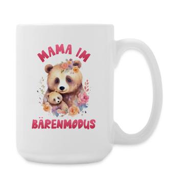 Future maman MAMAN EN MODE OURS Drôle - Grande tasse 440 ml - blanc - Droite