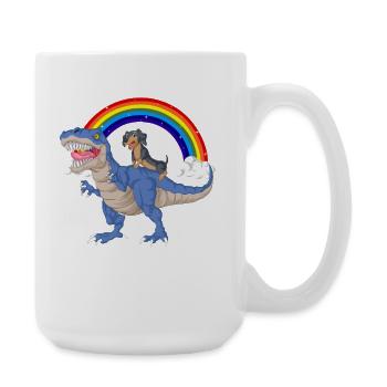 Dachshund - Large Mug 440 ml - white - Right