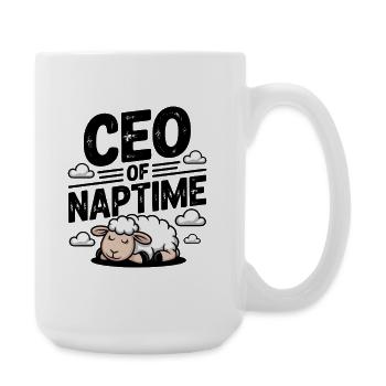 CEO of Naptime - Large Mug 440 ml - white - Right