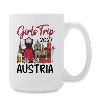 Girls Trip 2027 Austria - Large Mug 440 ml - white - Right