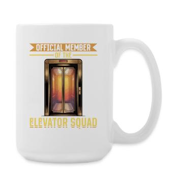 Ascenseur pour tout-petits et enfants - Grande tasse 440 ml - blanc - Droite