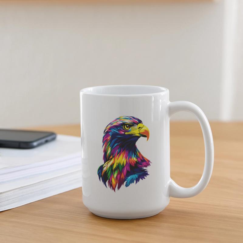 Eagle Bald Eagle Golden Eagle White-tailed Eagle Large Mug 440 ml