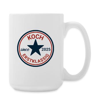 Koch Classic Retro Badge - Large Mug 440 ml - white - Right