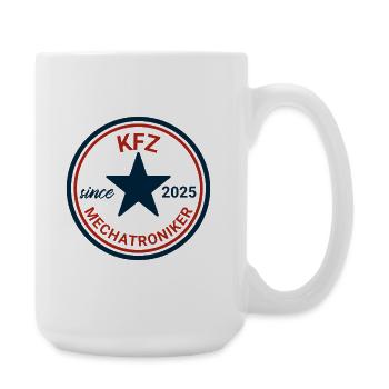 Automotive Mechatronics Technician 2025 Badge - Large Mug 440 ml - white - Right