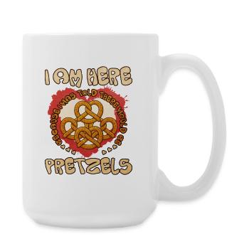 Heartfelt Pretzels Love Messenger - Large Mug 440 ml - white - Right