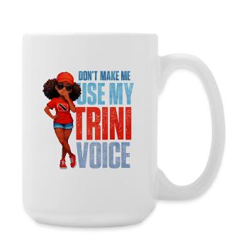 Trinidad Und Tobago Trini - Große Tasse 440 ml - Weiß - Rechts