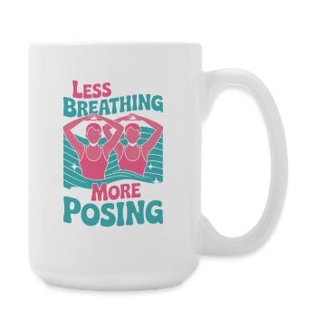 Synchronized swimming Artistic swimming Water sports - Large Mug 440 ml - white - Right