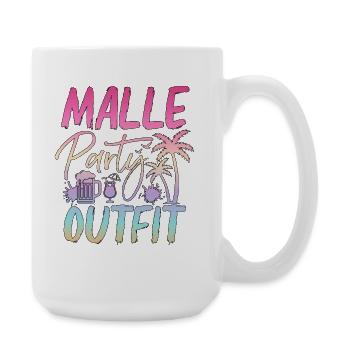 Mallorca Party Outfit - Große Tasse 440 ml - Weiß - Rechts