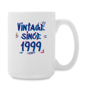 Vintage 1999 Graffiti Glitch - 26 Years of - Large Mug 440 ml - white - Right
