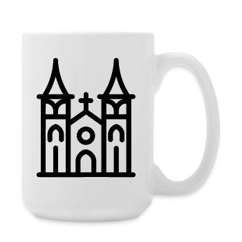 Kathedrale - Große Tasse 440 ml - Weiß - Rechts