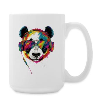 Panda Ours Pandas Géants Panda Géant Mignon Panda Ours Panda - Grande tasse 440 ml - blanc - Droite
